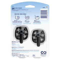 Febreze Unstopables Car Odor Eliminating Air Freshener, Shimmer, 2 Count