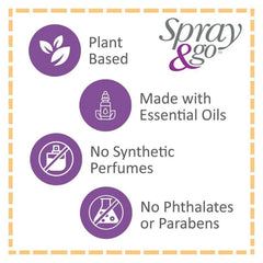Air Scense Essential Oil Air Freshener, 7 oz + Spray & Go, 2 oz (Lavender Vanilla Bundle)