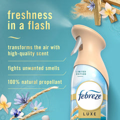 Febreze Air Freshener Spray, Odor-Fighting Room Spray, Warm Ocean Breeze Scent, 8.8oz, 1 Count