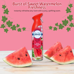 Febreze Air Freshener Spray Sweet Watermelon Vine Scent 8.8Oz 2 Pack Odor Eliminator Spray Room Home
