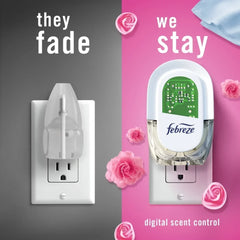 Febreze Plug In Air Freshener, Odor-Fighting Oil Refill, Downy April Fresh, 2 Refills