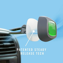 Febreze Car Odor-Fighting Air Freshener Vent Clip, Linen & Sky, 8 Count