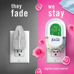Febreze Fade Defy Plug Downy April Fresh Scent Air Freshener Refill - 3 ct