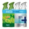 Febreze Air Effects Air Freshener Spray – Gain Original + Heavy Duty (4 Count, 35.2 oz)-2pk, With Paper Towel By OMA
