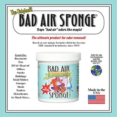 Original Bad Air Sponge Odor Absorber and Neutralizer, 14 oz, Pack of 5