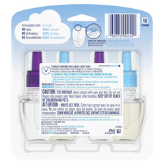 Febreze Odor-Eliminating Fade Defy PLUG Air Freshener Lilac, (2) .87 fl. oz. Oil Refills