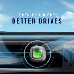 Febreze Car Air Freshener, Odor-Fighting Car Vent Clip, Gain Island Fresh, 3 Count