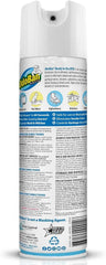 OdoBan Ready-to-Use 360-Degree Continuous Spray Disinfectant and Harsh Aroma Eliminator, Fabric and Air Freshener, 14.6 Ounces, Fresh Linen Scent