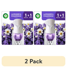 Air Wick Plug-In Scented Oil Air Freshener Warmer Starter Kit, Lavender and Chamomile, 2 Piece