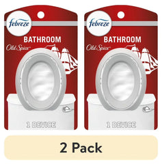 (2 pack) Febreze BATH Air Freshener, Odor-Fighting, Old Spice Scent, 1 Count