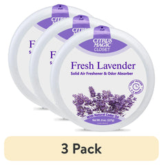 Citrus Magic For Closets Odor Absorbing Solid Air Freshener, Fresh Lavender, 8 oz