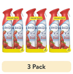 Febreze Air Freshener Spray, Odor-Fighting Room Spray, Berry & Bramble, 8.8oz, 2 Count