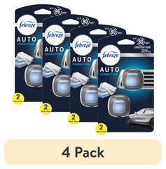 Febreze AUTO Car Air Freshener, Odor-Fighting Car Vent Clip, Laundry Fresh, 2 Count