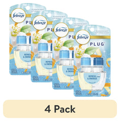 Febreze Plug In Air Freshener, Odor-Fighting Scented Oil Refill, Refresh & Energize, 1 Refill