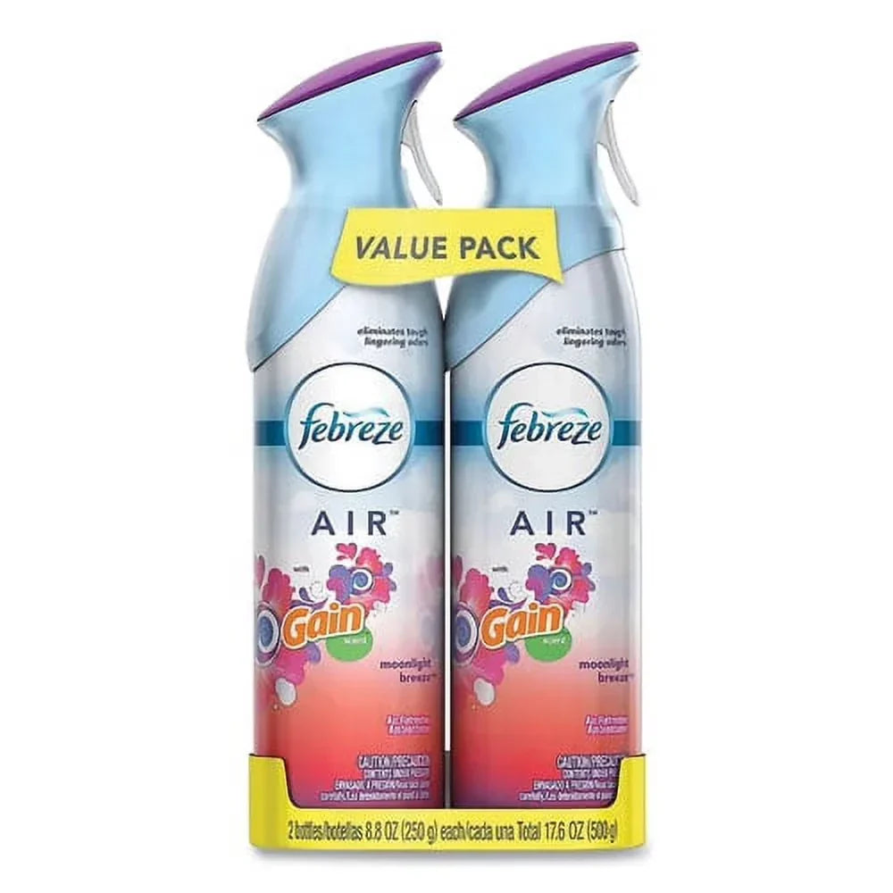 AIR, GAIN MOONLIGHT BREEZE, 8.8 OZ AEROSOL SPRAY, 2/PACK | Bundle of 10 Packs