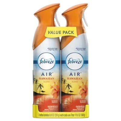 Air, Hawaiian Aloha, 8.8 Oz Aerosol Spray, 2/pack, 6 Packs/carton