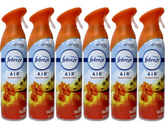 Febreze Air Freshener Spray - Spray - 8.5 fl oz (0.3 quart) - Hawaiian Aloha - 6 / Carton - Odor Neutralizer, VOC-free