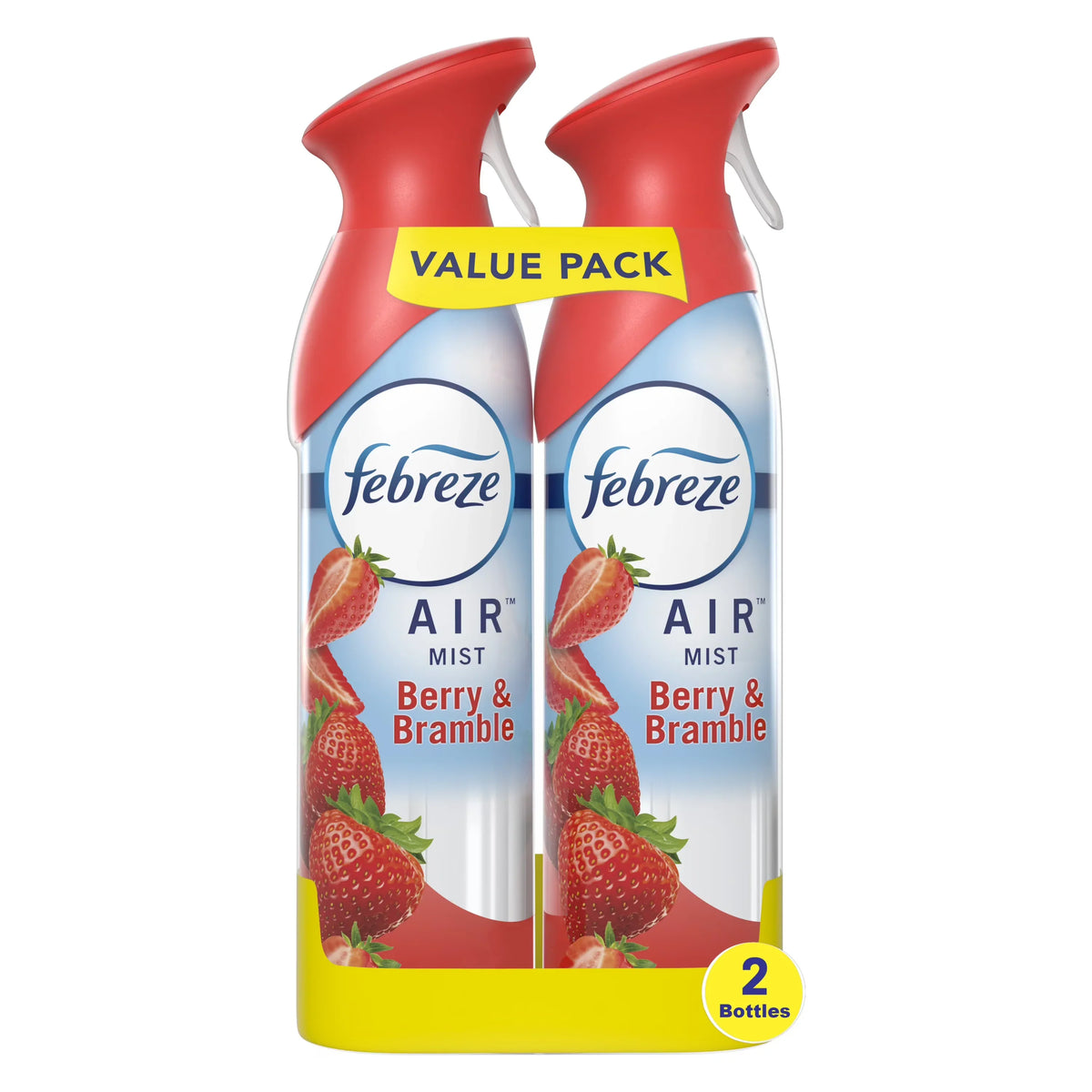 Febreze Air Freshener Spray, Odor-Fighting Room Spray, Berry & Bramble, 8.8oz, 2 Count
