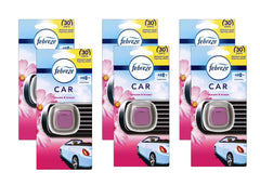 Febreze Car Air Freshener Vent Clips Blossom & Breeze Scent, 6 Count
