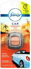 Febreze Car Vent Clip Air Freshener, Hawaiian Aloha 1 Ea (Pack of 2)