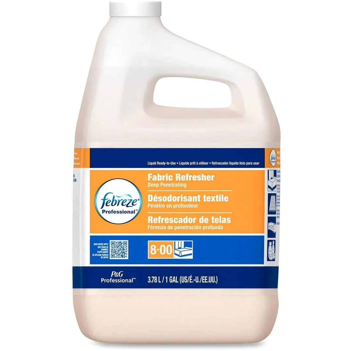 Febreze Fabric Refresher Refill - Liquid - 128 fl oz (4 quart) - Fresh ScentBottle - 1 Each - White | Bundle of 5 Each