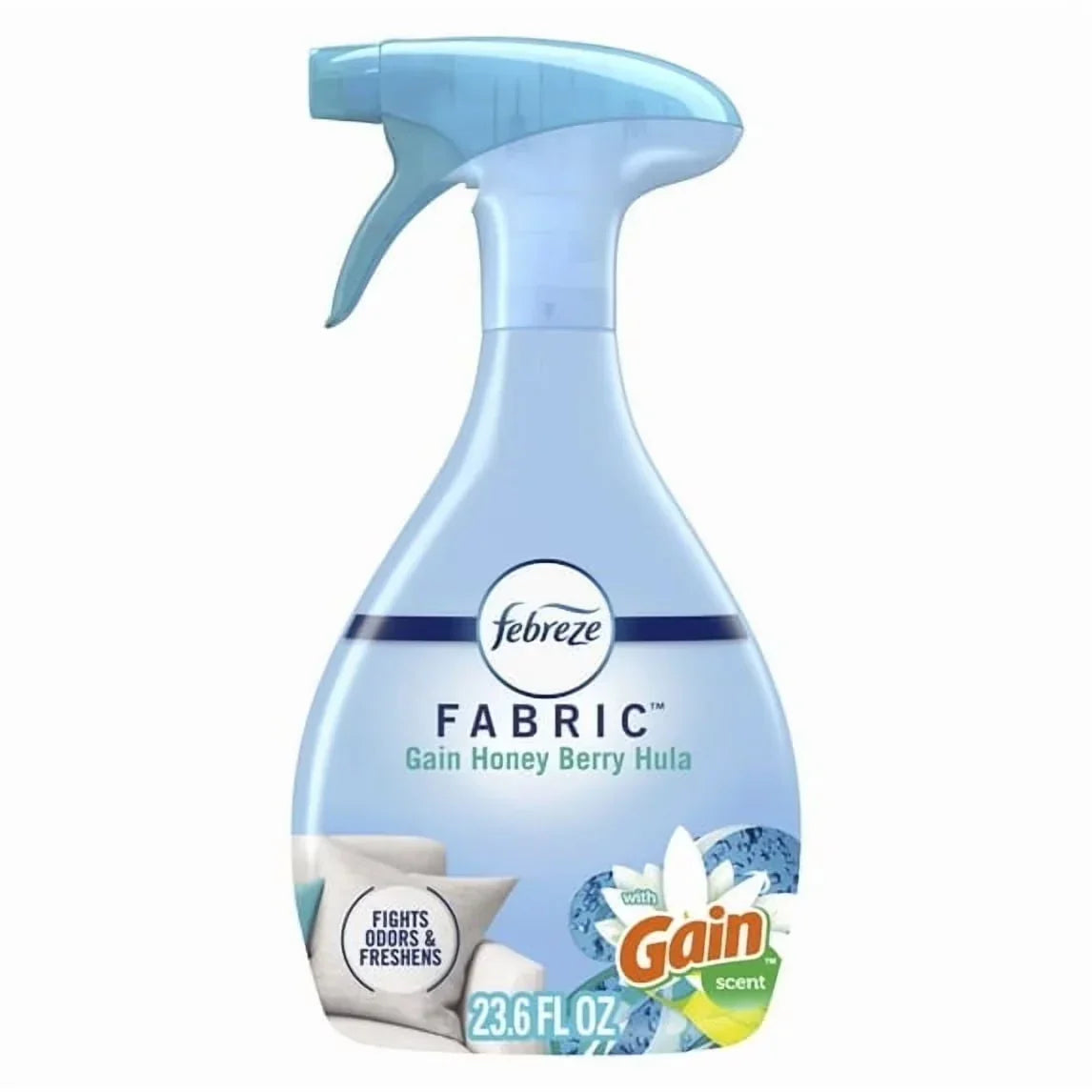 Febreze Fabric Spray Air Freshener, Odor-Fighting, Gain Honey Berry Hula, 23.6 fl oz(3 pack)