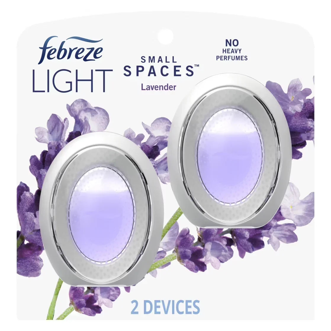 Febreze Light Small Spaces Air Freshener Lavender, 2 Count