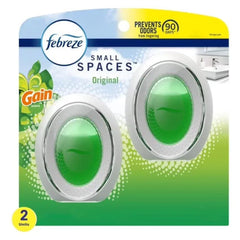 Febreze Odor-Eliminating Small Spaces Air Freshener, Gain Original Scent, 2 Count (Pack of 20)