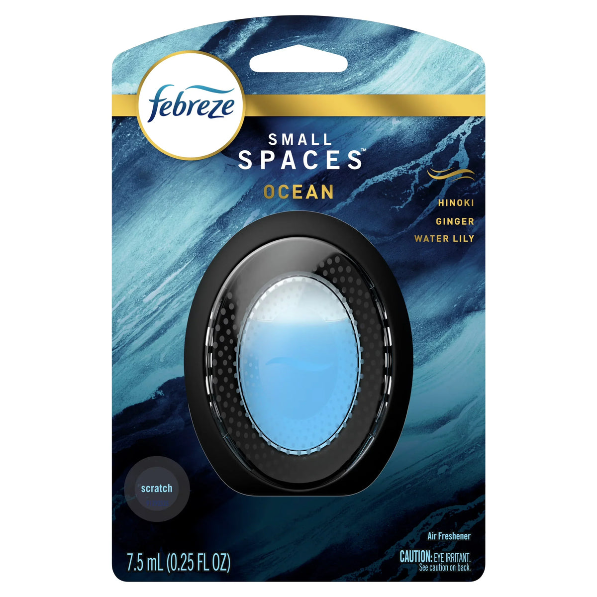 Febreze Odor Fighter Small Spaces Air Freshener Ocean, .25 fl oz