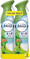 Febreze Odor-Fighting Air Freshener, with Gain Scent, Original Scent, Pack of 2, 8.8 fl oz each