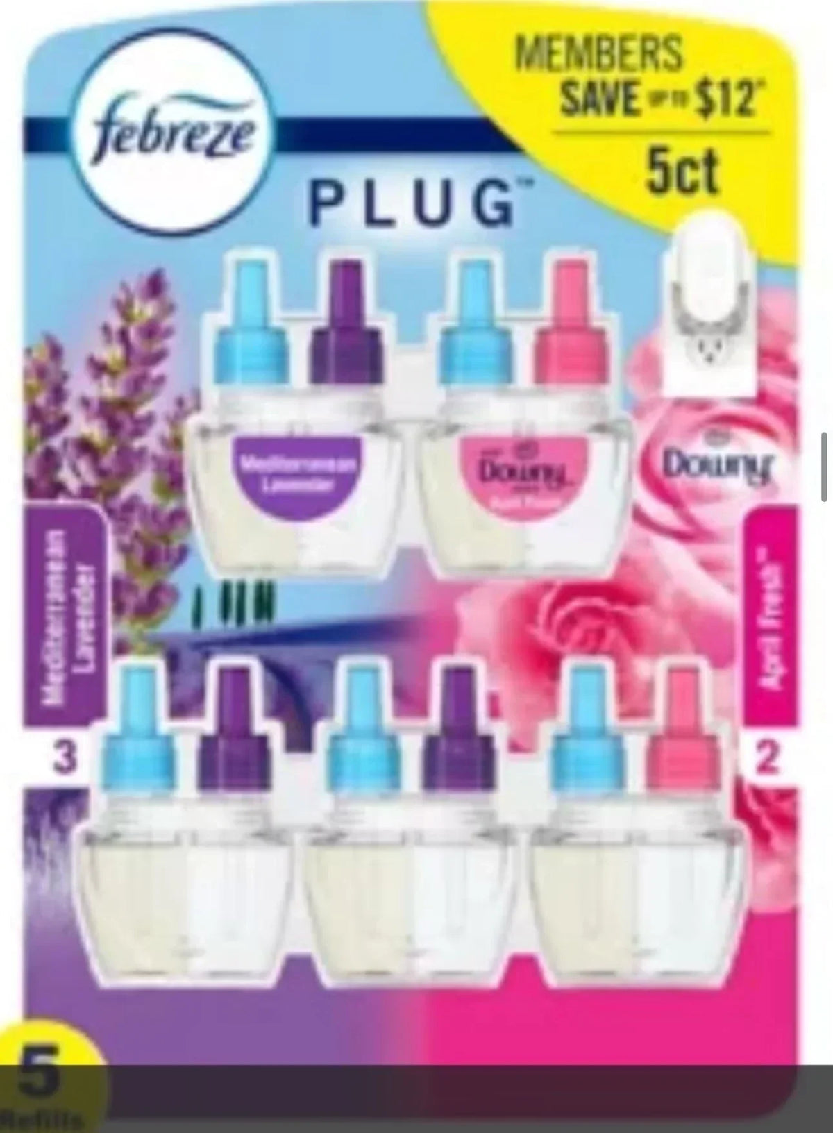 Febreze Plugs Air Freshener Refills (various scents)