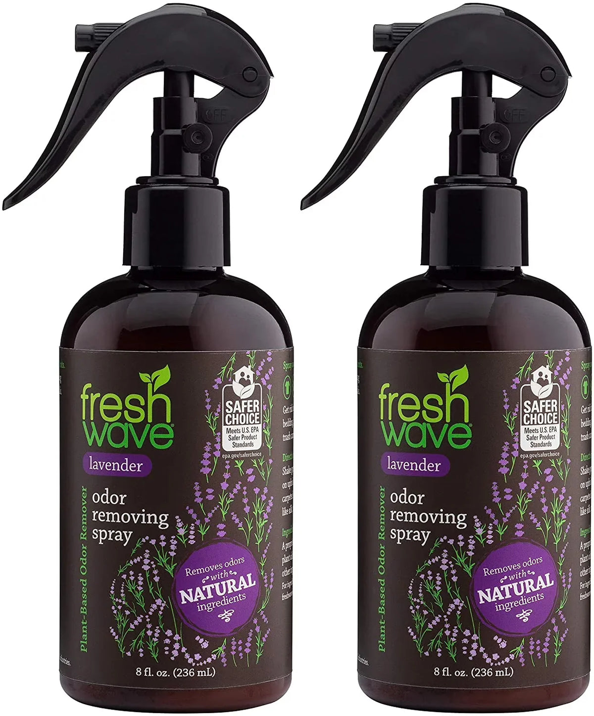 Fresh Wave Natural Ingredients Odor Eliminator Spray and Air Freshener, 8 Fluid Ounce, 2 Count
