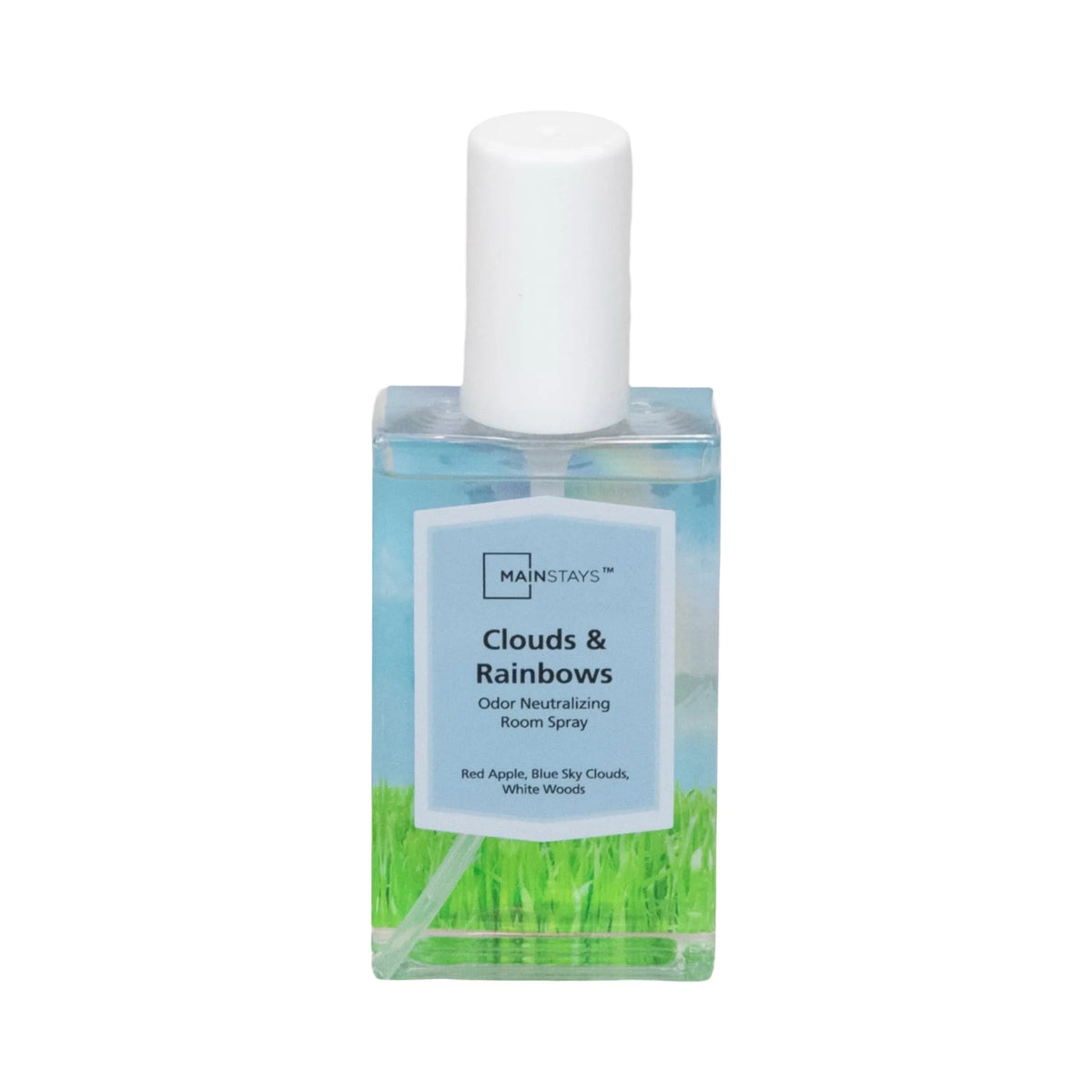 Mainstays Mandarin Cranberry Scented Room & Linen Spray 3.4 fl oz (100mL).