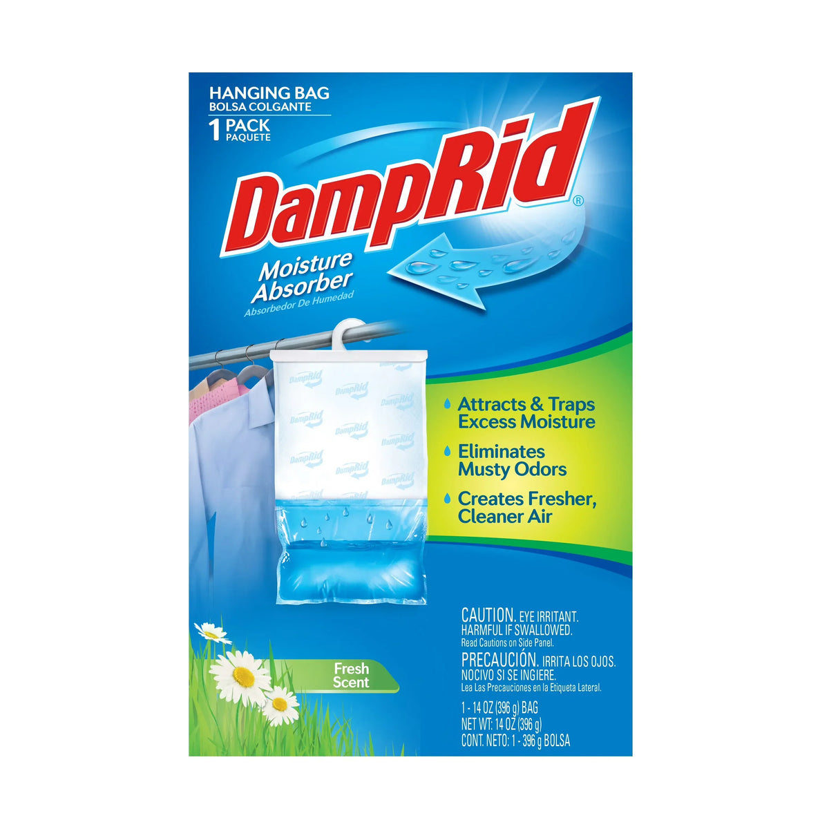 WM Barr Hanging Moisture Absorber Dehumidifier - Eliminates Musty Odors